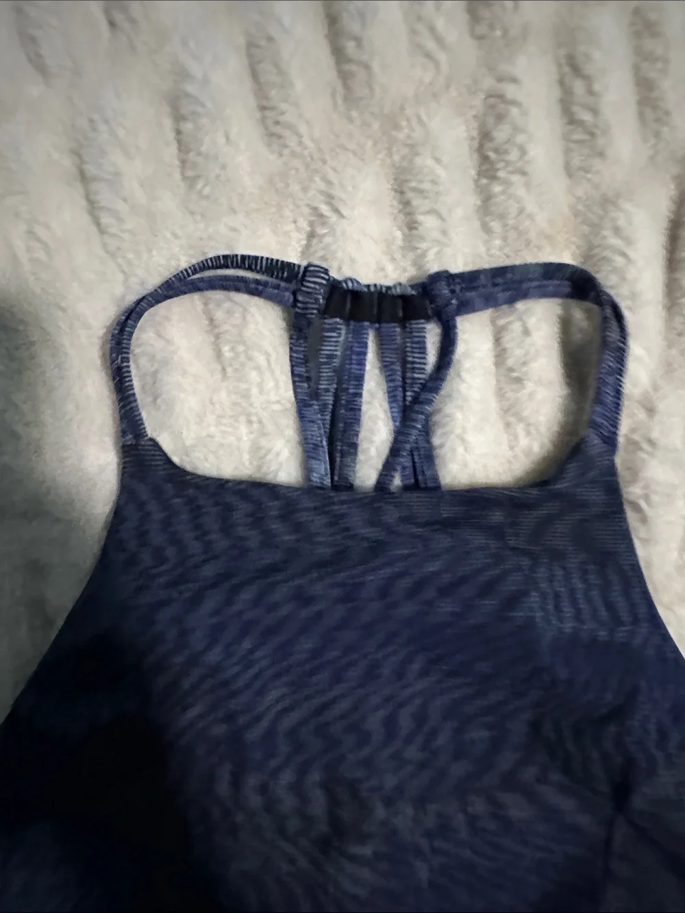 lululemon athletica Blue Strappy Sports Bra - Women's Intimates size 8